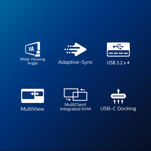 Philips B Line 346B1C/00, 86.4 cm (34"), 3440 x 1440 pixels, Quad HD LCD Monitor