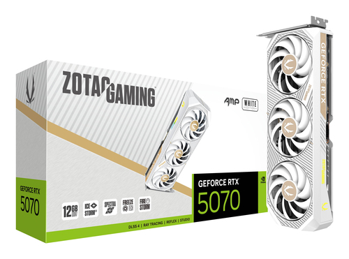 Zotac gaming graphics card packaging with box and accessories