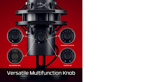 HyperX QuadCast 2 S USB Table Microphone 20–20000 Hz Black Wired