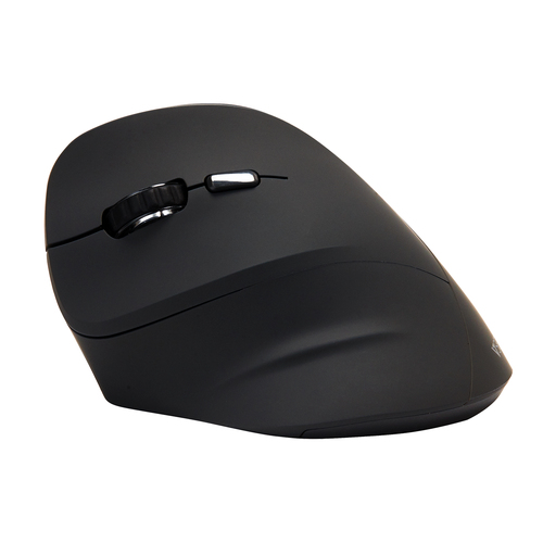 V7 MW400L Ergonomic Mouse Left-hand, Optical, RF Wireless, 1600 DPI, Black