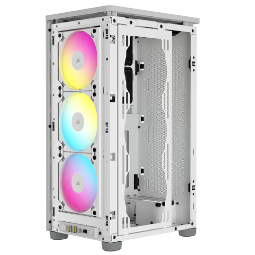 Corsair 2000D RGB Airflow, (SFF), Mesh, Tempered glass, Mini-ITX PC Case