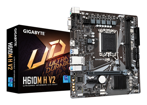 Gigabyte H610M H V2 Micro ATX LGA1700 Motherboard
