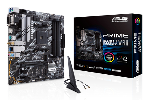 Asus PRIME B550M-A WIFI II Micro ATX AM4 Motherboard