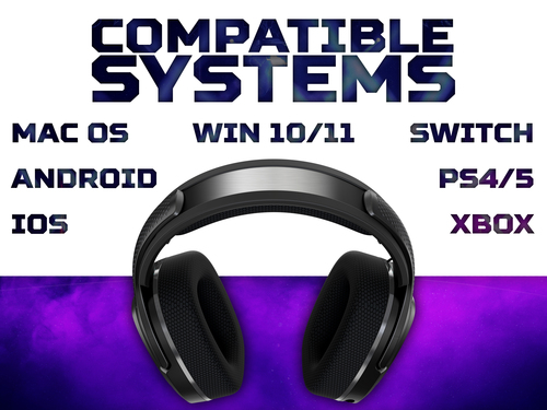 Acer Predator Galea 550, Wireless, 20 - 20000 Hz, Gaming, Headset/Headphones, Black