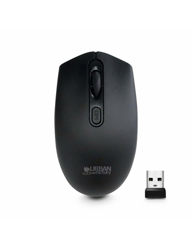 Urban Factory FREE (FCM01UF), Ambidextrous, Optical, RF Wireless, 1600 DPI Mouse