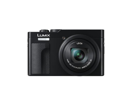 Panasonic Lumix TZ99 compact camera front view black