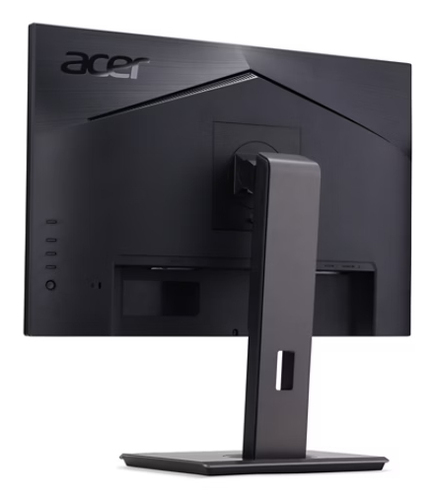 Acer Vero B7 B247W E5 24" Monitor back view with HDMI, DisplayPort, and VGA ports