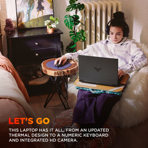 HP Victus Gaming 15 fa2300na side view showing USB C and HDMI ports