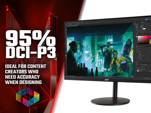 Acer NITRO XV2 Nitro XV272UV3 27", Gaming Monitor, 2560 x 1440 pixels, WQHD, LED