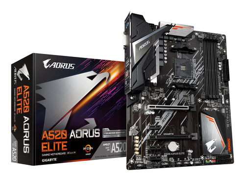 Gigabyte A520 AORUS ELITE ATX AM4 Motherboard