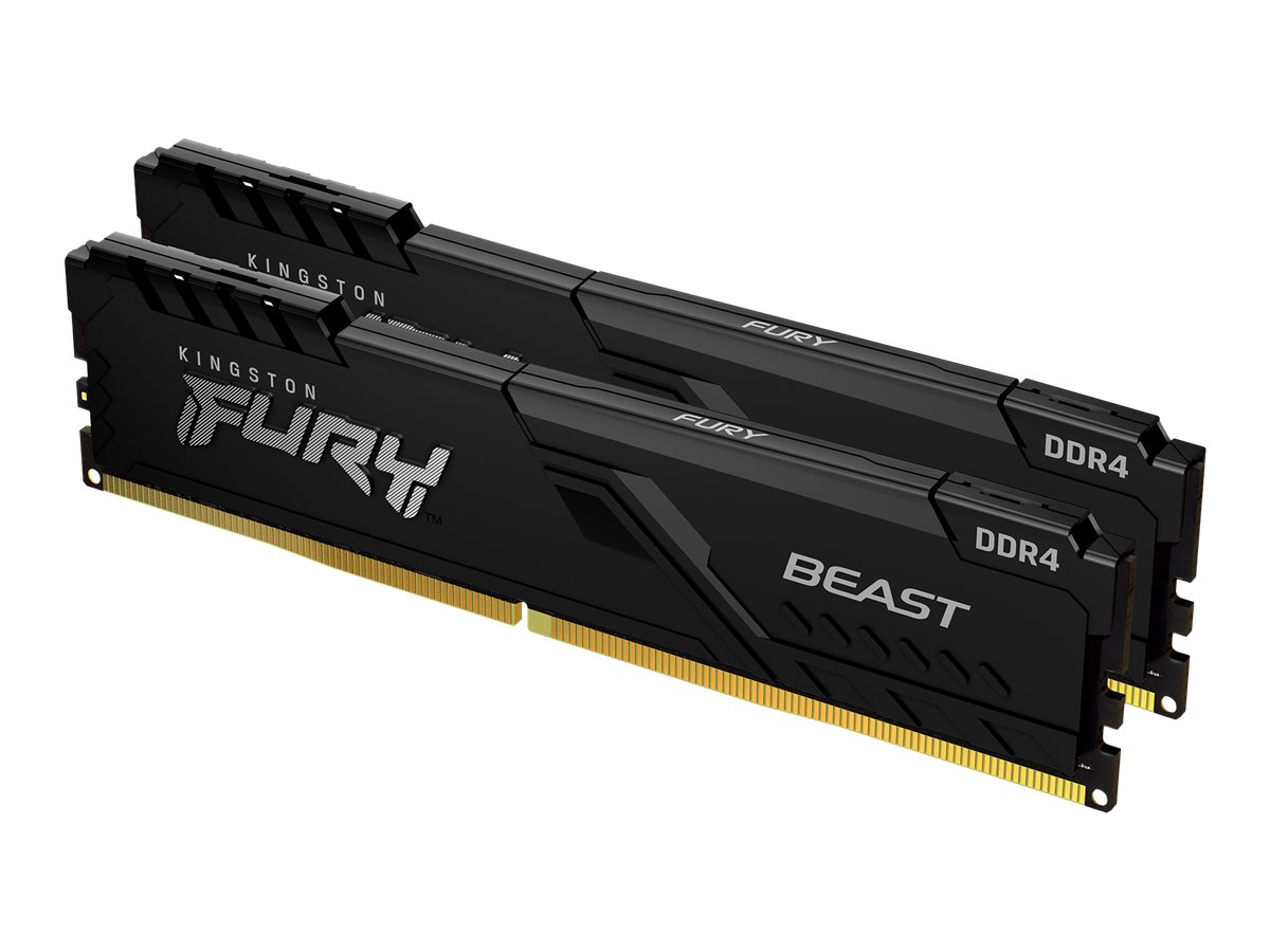 Kingston KF432C16BBK2/16 FURY Beast 16GB (2x8GB) DDR4 3200 MT/s DIMM Desktop Memory