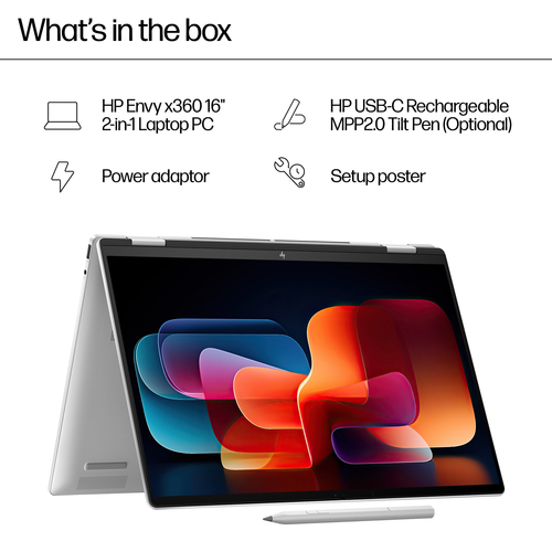 HP ENVY x360 16-ac0004na, Intel Core Ultra 7, 16" 16 GB, 1 TB Windows 11 Home