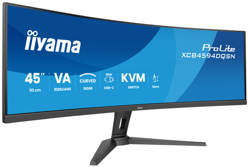 iiyama G-MASTER, 113 cm (44.5"), 5120 x 1440 pixels, Dual QHD, LED Monitor