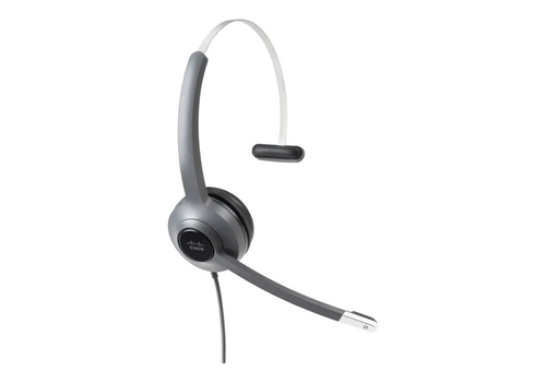 Cisco Headset 521, 3.5 mm USB-A, Wired, 50 - 18000 Hz, Headset/Headphones, Grey