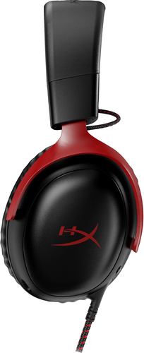 HyperX Cloud III - Gaming Headset (Black/Red), Wired, Gaming, Black & Red Headphone