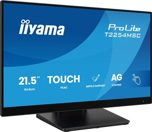 iiyama T2254MSC-B2AG 21.5" 1920 x 1080pixels Full HD LED Monitor Black