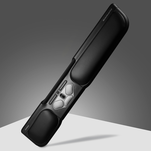Contour Design RollerMouse Pro 3, Ambidextrous, Rollerbar, 2400 DPI, Black