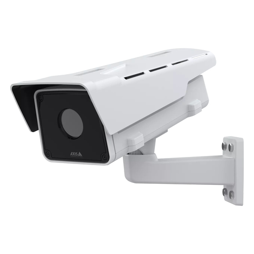 Axis Q2112-E IP security camera, thermal imaging, 640×480 resolution, five interchangeable lenses, parking lot surveillance