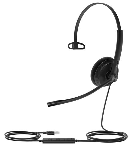 Yealink UH34 Lite Mono UC, Wired, 20 - 20000 Hz, Headset/Headphone, Black