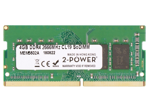 2-Power (2P-KVR26S19S6/4), 4GB, DDR4, 2666 MHz Non-ECC SODIMM RAM