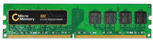 CoreParts MMD1003/1024, 1 GB, 1 x 1 GB, DDR2, 667 MHz, Green