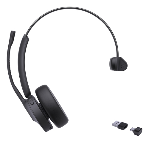 Yealink BH70 Mono UC USB-C/A, Wireless, 20 - 20000 Hz, Headset/Headphone, Black
