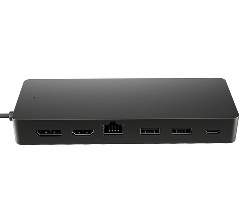 HP universal USB-C hub 50H55UT with multiple ports for data and display connection