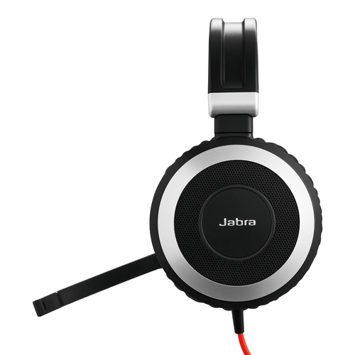 Jabra Evolve 80 UC Stereo, Wired, Headset/Headphone, Black