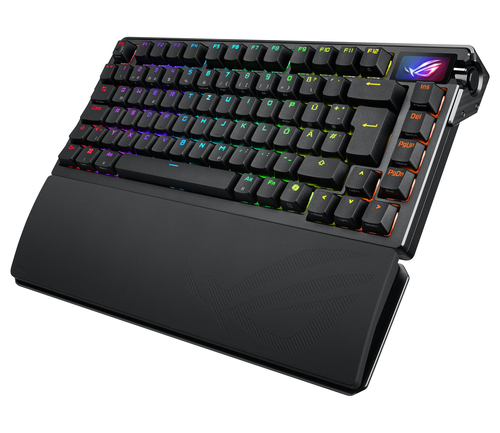 ASUS ROG Azoth Extreme, 75%, Wired & Wireless Gaming Keyboard RGB LED, Black