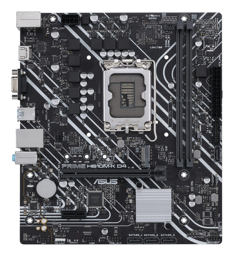 Asus PRIME H610M-K D4 Micro ATX LGA1700 Motherboard