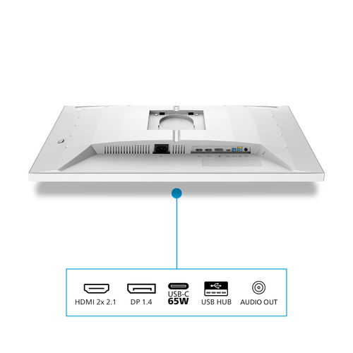 Philips 4K LCD monitor displaying detailed visuals for home or office