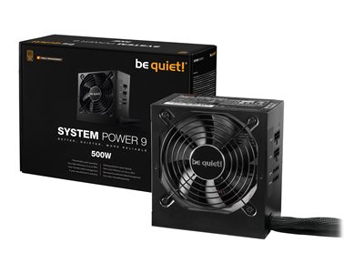 be quiet! System Power 9, 500W CM, 200 - 240 V, 50 Hz, 4 A, Power Supply