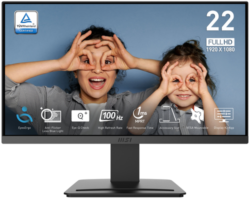 MSI (PRO MP223 E2), (21.4"), 1920 x 1080 pixels, Full HD, LED, Monitor