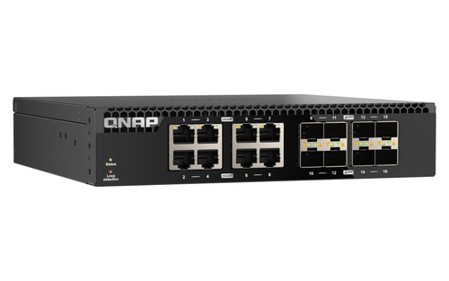 QNAP (QSW-3216R-8S8T), L2, 10G Ethernet Unmanaged Network Switch