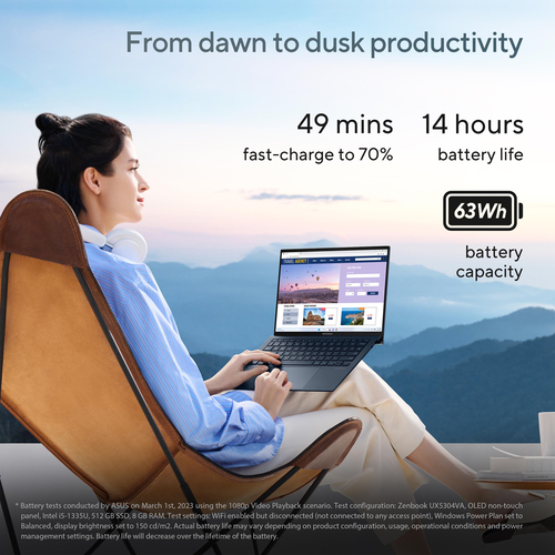 ASUS Zenbook S 13 OLED Intel Core Ultra 7, 13.3" 2880 x 1800 pixels 16 GB 1 TB, Windows 11 Home