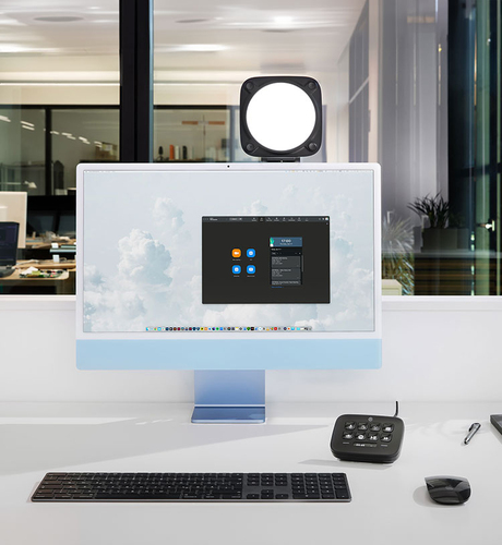 Elgato Key Light Neo rectangular LED light black for YouTube streaming photo