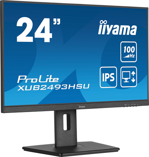 iiyama 24” IPS technology, 1920 x 1080 pixels, Full HD, LED Monitor