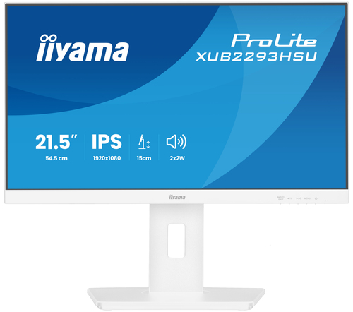 iiyama ProLite XUB2293HSU-W7 21.5" 1920 x 1080pixels Full HD LED Monitor White