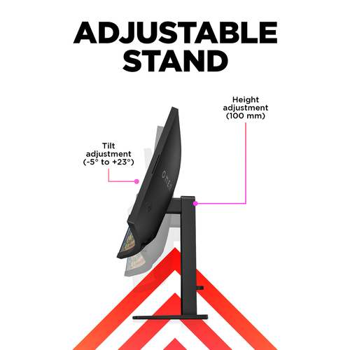 HP OMEN WQHD 165Hz Curved Gaming Monitor, (34"), 3440 x 1440 pixels, WQHD, LCD