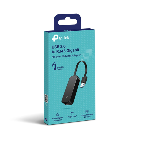 TP-Link USB 3.0 to Gigabit Ethernet Network Adapter Black