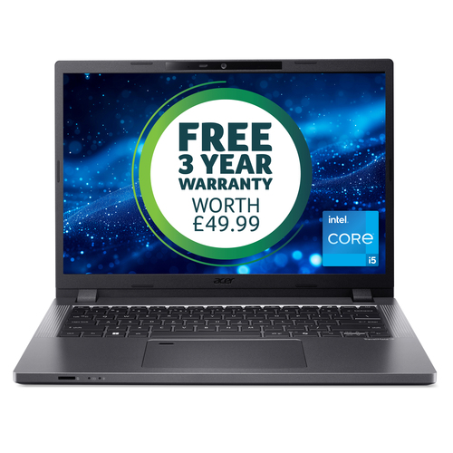 Acer TravelMate P2 Intel i5-1335U, 8GB 256GB SSD, 14" WUXGA, Win11Pro Notebook