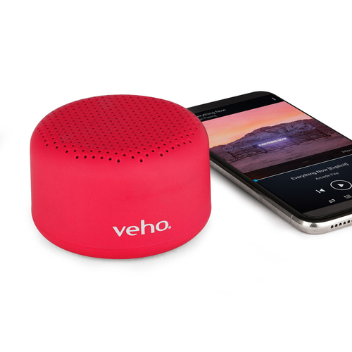 Veho M3, Wireless, Red Speaker