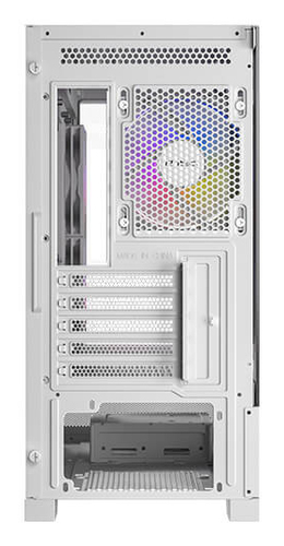 Antec CX500m ARGB, White, ITX, micro ATX, Glass, Steel, Mini Tower Case