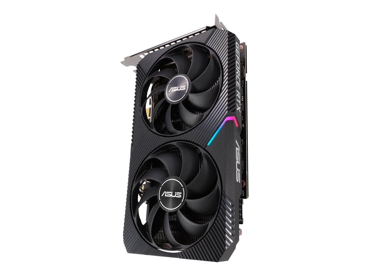 ASUS DUAL-RTX3060-O12G-V2-OC 12GB GDDR6 PCIe 4.0 x4 Graphics Card