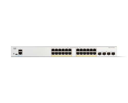 Cisco Catalyst (C1300-24FP-4X), 24 Port GE, Full PoE 4x10GE SFP+, Managed Switch