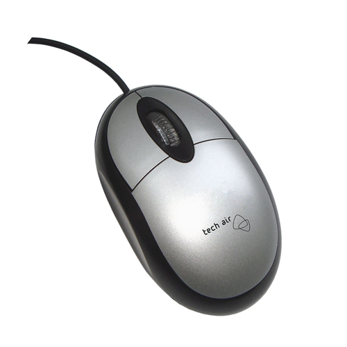 Techair (XM301Bv2) Essential USB Mouse, Ambidextrous, Optical, USB/A 1000 DPI