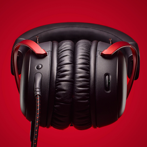 HyperX Cloud III - Gaming Headset (Black/Red), Wired, Gaming, Black & Red Headphone