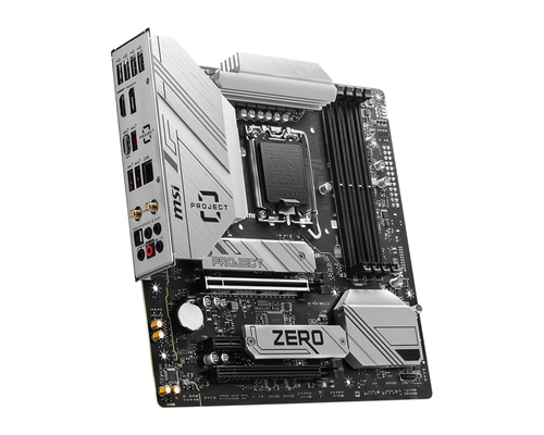 MSI B760M PROJECT ZERO Micro ATX LGA1700 Motherboard