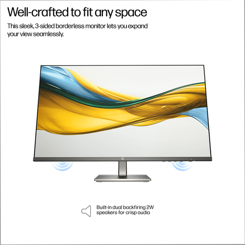 HP Series 5, 23.8 inch FHD Monitor, 1920 x 1080 pixels, LCD