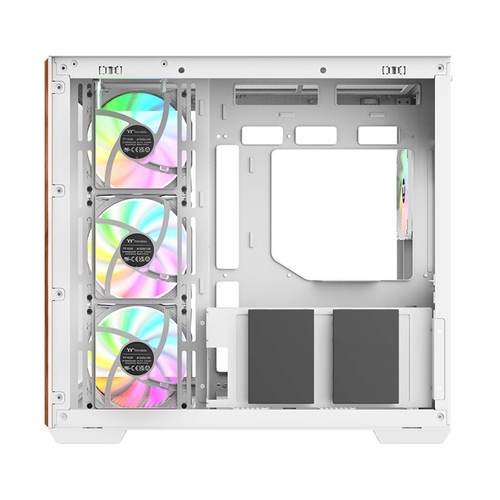 Thermaltake View 380 WS ARGB chassis highlighting radiator and cooling support